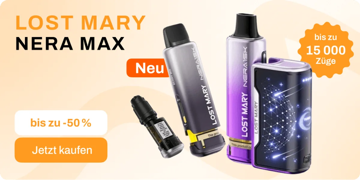 Lost Mary Nera Max Akku