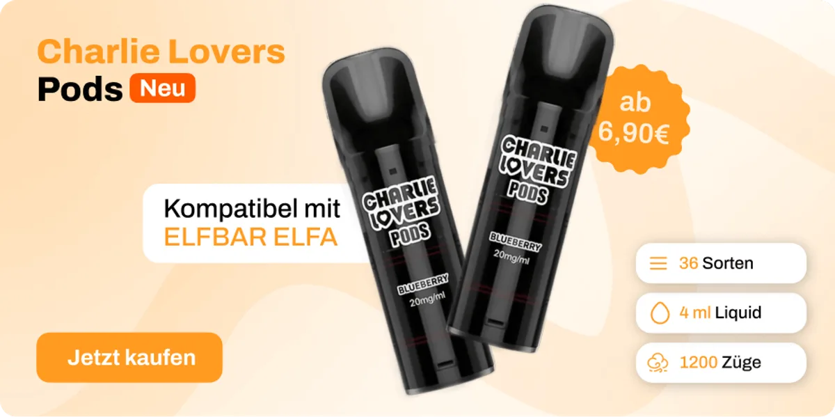 Charlie Lovers Prefilled Pods